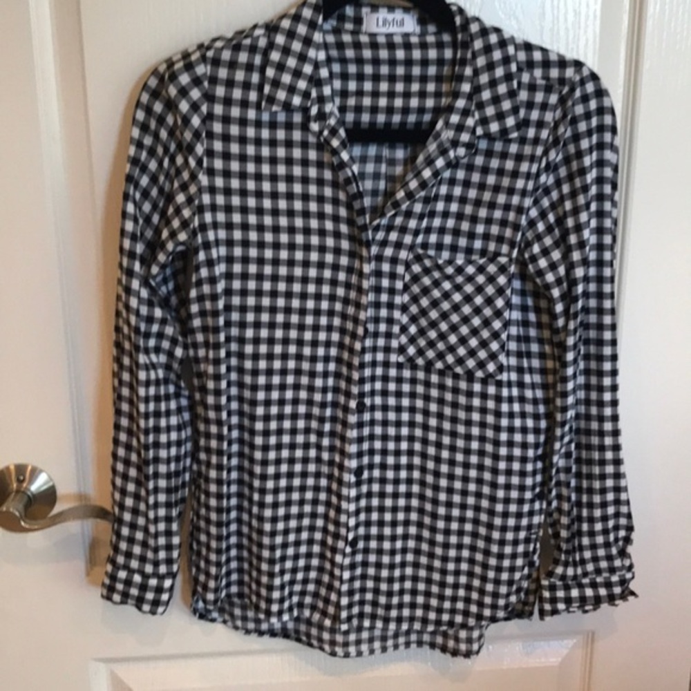 Sassy checked Blouse by Lilyful